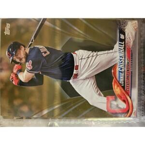 2018 Topps GOLD insert - Lonnie Chisenhall - No.1254/2018  #194 - Indians -Mint